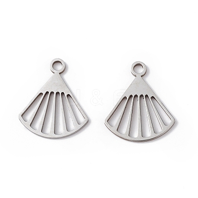 Non-Tarnish 304 Stainless Steel Pendants STAS-E186-02P-1