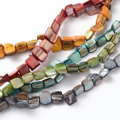 Shell Beads Strands PBB001-M-1