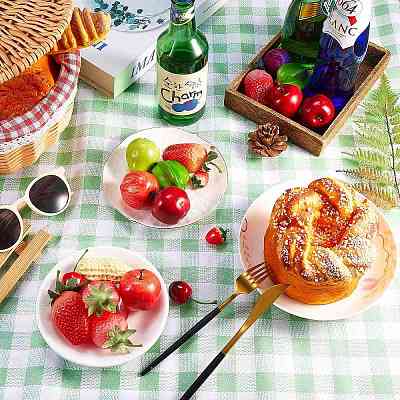 Portable Tartan Patern Non Woven Picnic Mat JX572B-01-1