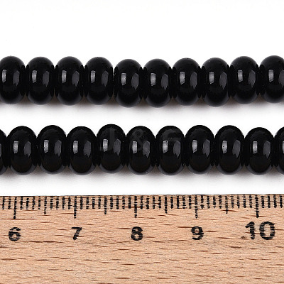 Opaque Spray Painted Glass Beads LS-GLAA-ZX008-8mm-18F-1