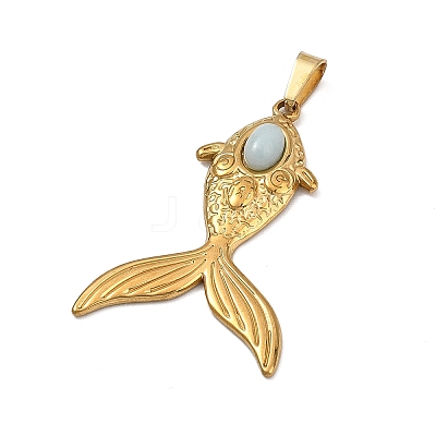 Natural Flower Amazonite Pendants GG-CBA97F4-03G-07-1