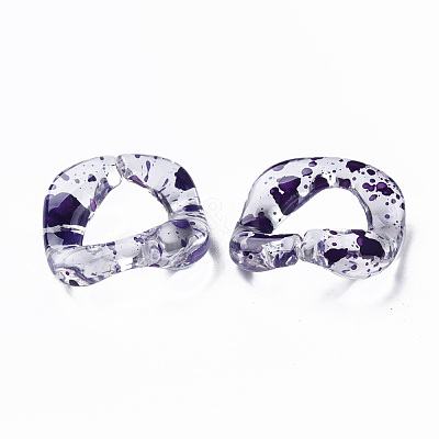 Transparent Acrylic Linking Rings OACR-N009-016A-12-1