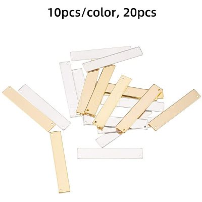 Brass Pendants KK-PH0036-06-WH-1