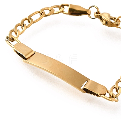304 Stainless Steel Kids Bracelets BJEW-M233-07G-1