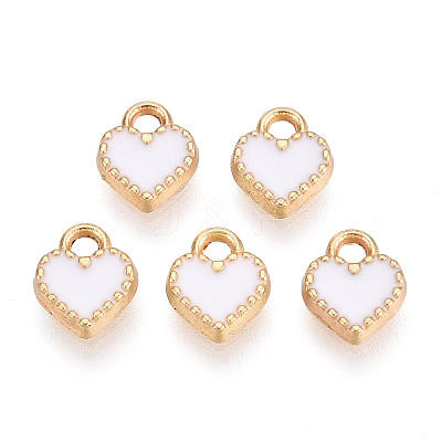 Alloy Enamel Charms ENAM-S121-164E-RS-1