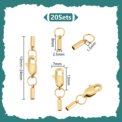 304 Stainless Steel Cord Ends FIND-UN00016-1