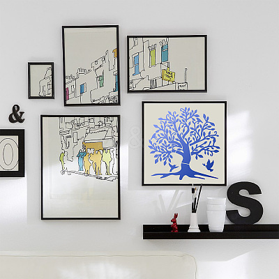 PET Plastic Drawing Painting Stencils Templates DIY-WH0244-209-1