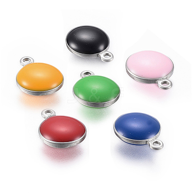 304 Stainless Steel Charms STAS-D435-M-1