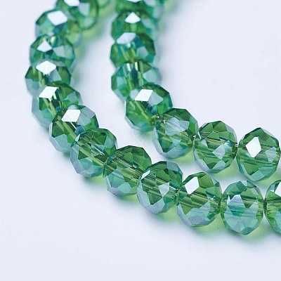 Electroplate Glass Beads Strands EGLA-A034-T10mm-A10-1