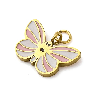 304 Stainless Steel Enamel Charms STAS-E550-50G-1