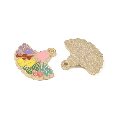 Rack Plating Alloy Enamel Pendants FIND-I038-07A-1