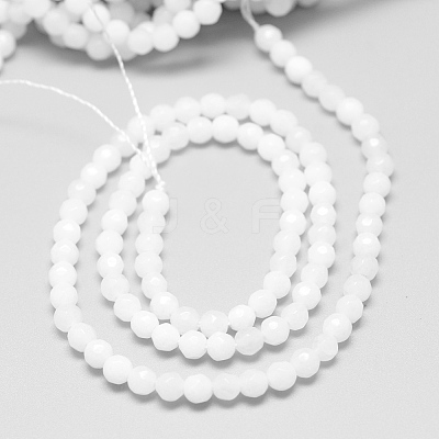 Natural White Jade Bead Strands X-G-R344-4mm-21-1