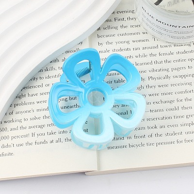 Gradient Hollow Flower Plastic Claw Hair Clips PW-WG87417-06-1