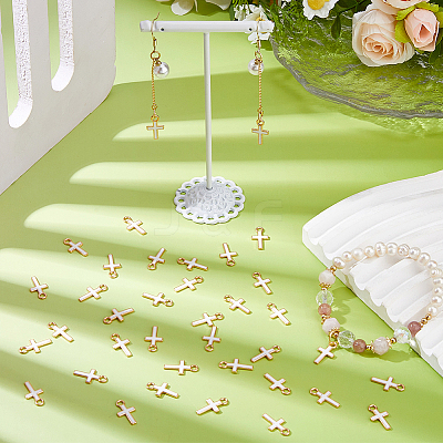 100Pcs Alloy Enamel Pendants ENAM-DC0002-13-1