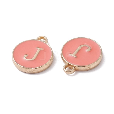 (Defective Closeout Sale Border damaged) Golden Plated Alloy Enamel Charms LS-ENAM-XCP0001-20J-1