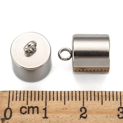 Tarnish Resistant 304 Stainless Steel Cord Ends STAS-K004-10mm-01-1