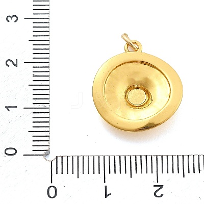 Brass Enamel Pendants FIND-A046-01C-1