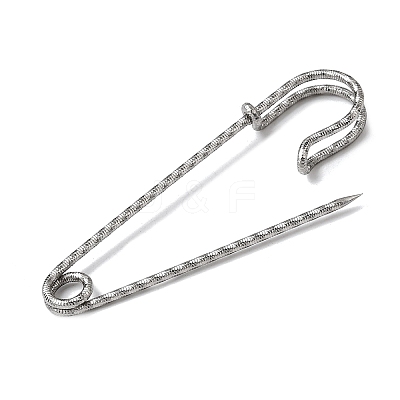 304 Stainless Steel Safety Pins Brooch Findings STAS-C181-01A-P-1