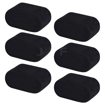 Flocking Cloth Jewelry Watch Displays BDIS-WH0004-02-1