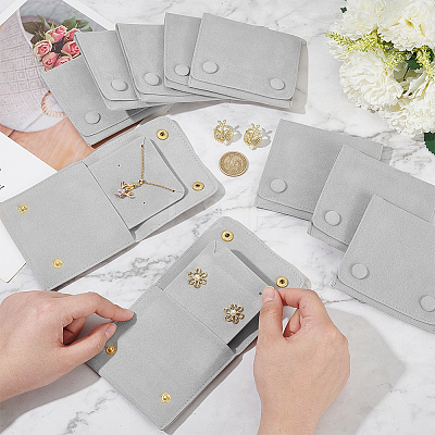 Velvet Earring Pouches TP-WH0007-20-1