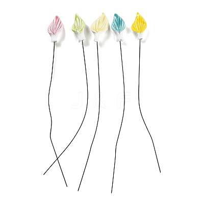 Ceramic Leaf Stems with Iron Stem PR-CBAD4A8-04-1