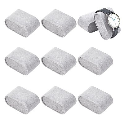 Flocking Cloth Jewelry Watch Displays BDIS-WH0004-02A-1