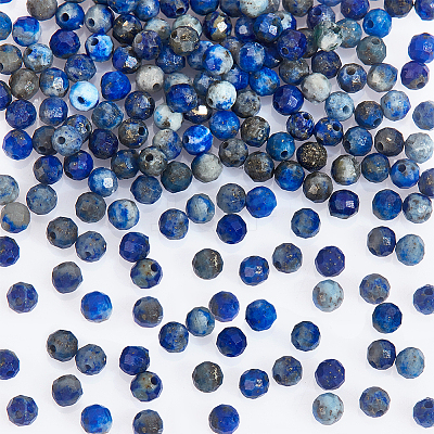 2 Strands Natural Lapis Lazuli Beads Strands G-NB0004-64-1