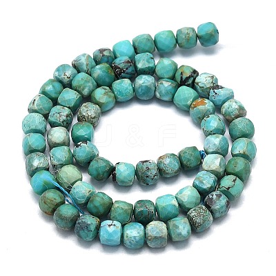Natural HuBei Turquoise Beads Strands G-G106-G01-02-1