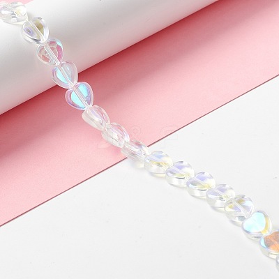 Transparent Glass Beads Strand GLAA-F112-03G-1