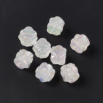 Opaque Acrylic Beads OACR-E004-22-1
