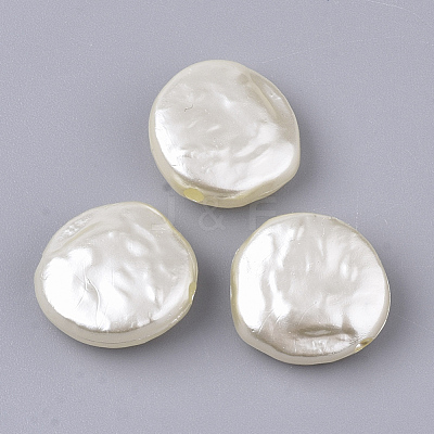 ABS Plastic Imitation Pearl Beads OACR-T022-04-1