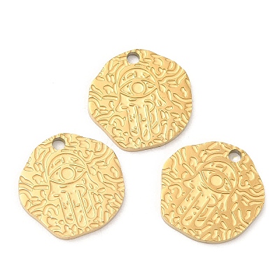 Ion Plating(IP) 316L Surgical Stainless Steel Charms STAS-D078-17G-1