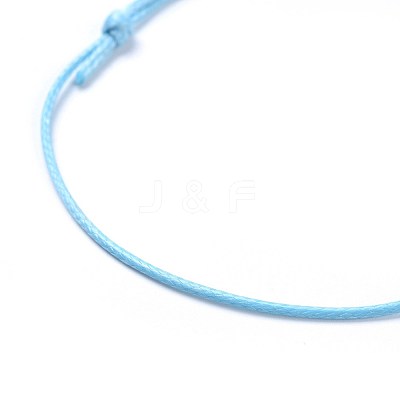 Eco-Friendly Korean Waxed Polyester Cord Bracelet Making BJEW-JB04256-09-1