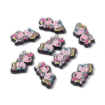 Opaque Resin Cabochons LS-RESI-C027-04C-1