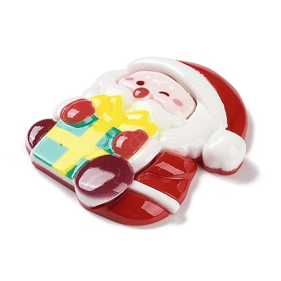 Christmas Theme Opaque Resin Cabochons LS-RESI-F053-A03-1