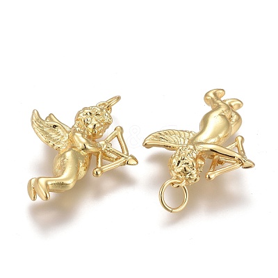 Brass Pendants KK-Z001-05G-1
