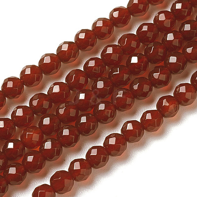 Natural Carnelian Beads Strands G-F596-12A-4mm-1