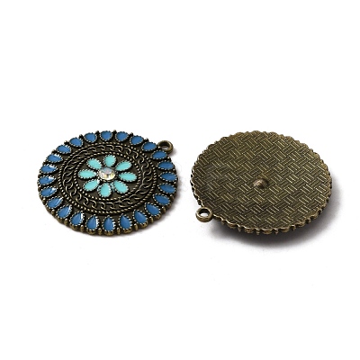 Alloy Enamel Pendants ENAM-WH0054-44B-1