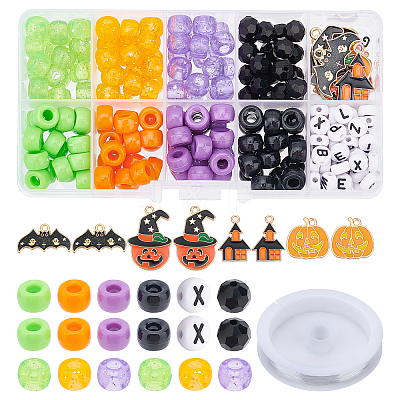 DIY Halloween Bracelet Making Kit for Children DIY-NB0006-93-1