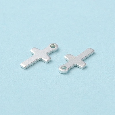 925 Sterling Silver Cross Chain Extender Drops STER-P053-04S-1