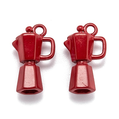 Spray Painted Brass Pendants KK-P196-C01-1
