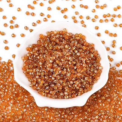Picasso Baking Paint Glass Seed Beads SEED-N007-37J-1