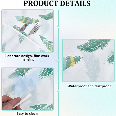 PVEA Dustproof Shelf Liners for Refrigerator AJEW-WH20006-184B-02-1