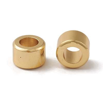 Rack Plating Brass European Beads KK-G452-37G-1