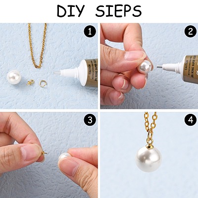 Brass Cup Pearl Peg Bails Pin Pendants KK-H759-29C-G-1