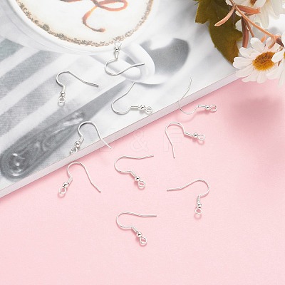 304 Stainless Steel Earring Hooks X-STAS-T031-17S-1