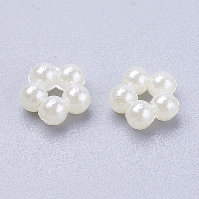Acrylic Pearl Cabochons MACR-F029-22-1