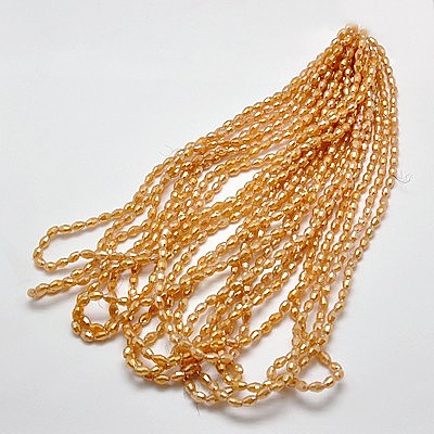 Electroplate Glass Beads Strands EGLA-J013-4X6mm-FM4-1