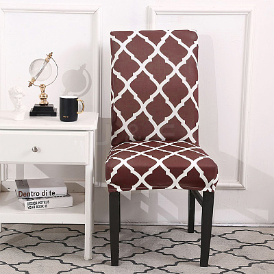 Polyester Elastic Chair Cushion FIND-WH0417-71B-1