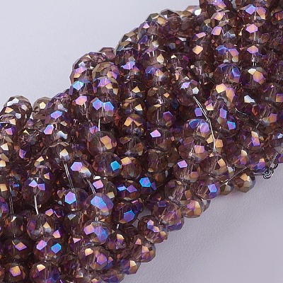 Glass Beads Strands GLAA-F077-1